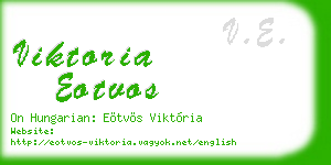 viktoria eotvos business card
